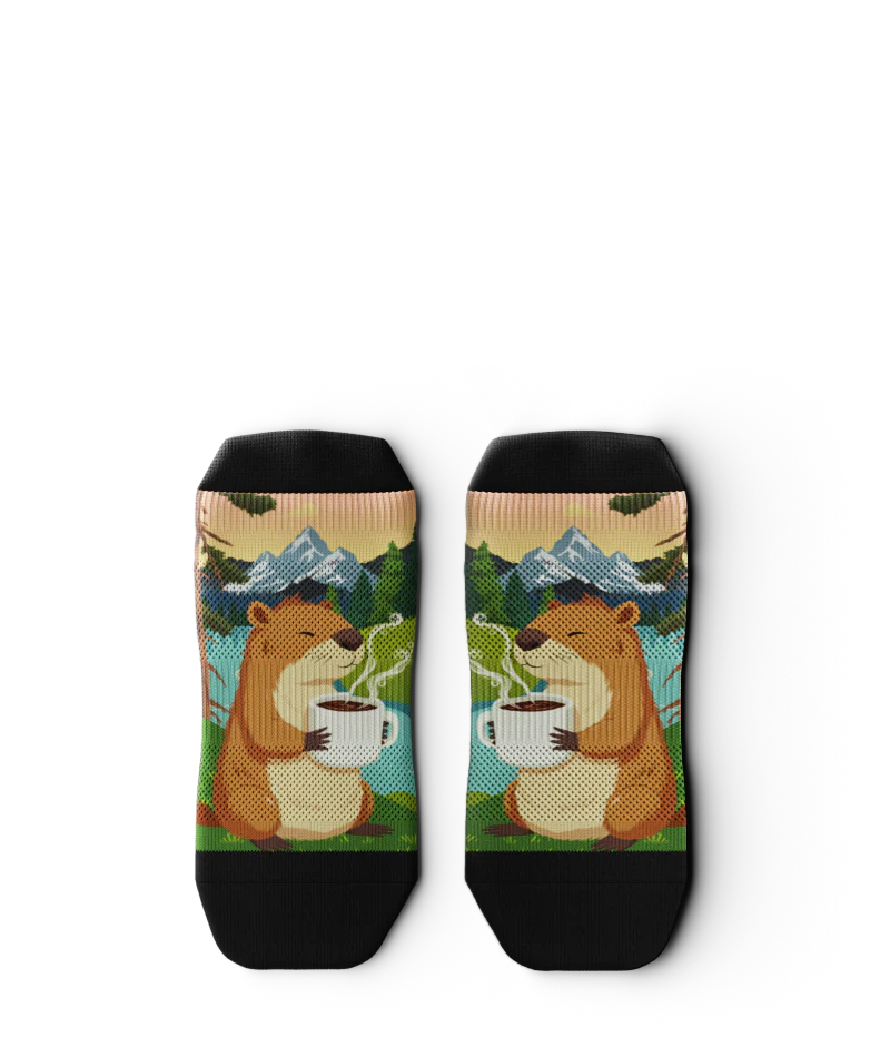 Beaver Buzz Athletic Ankle Socks