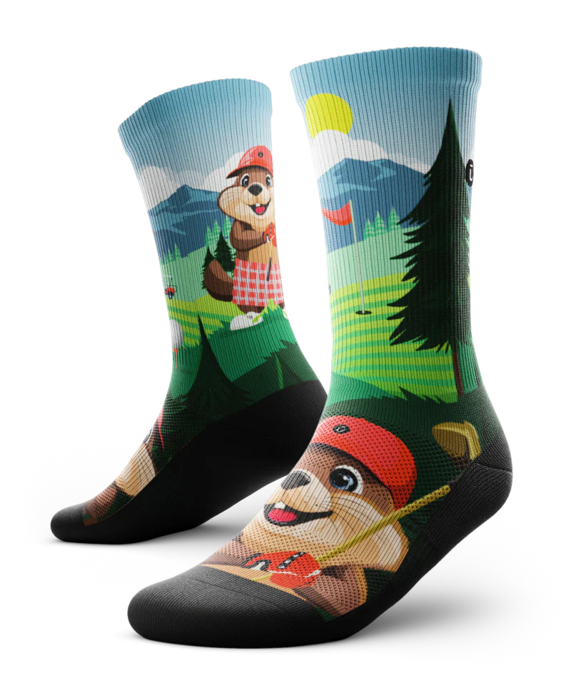 Beaver Wood Athletic Crew Socks - Image 2