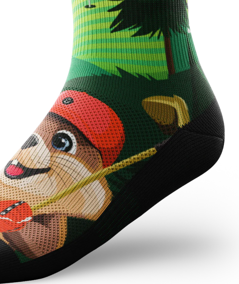Beaver Wood Athletic Crew Socks - Image 5
