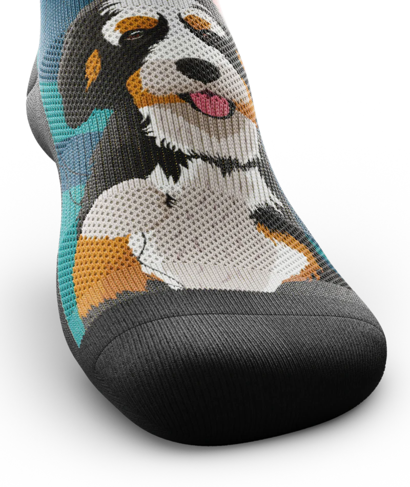 Bernedoodle Athletic Crew Socks - Image 6