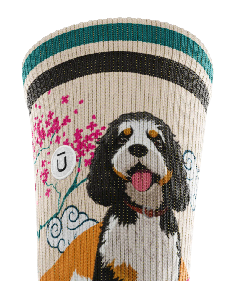 Bernedoodle Athletic Crew Socks - Image 8