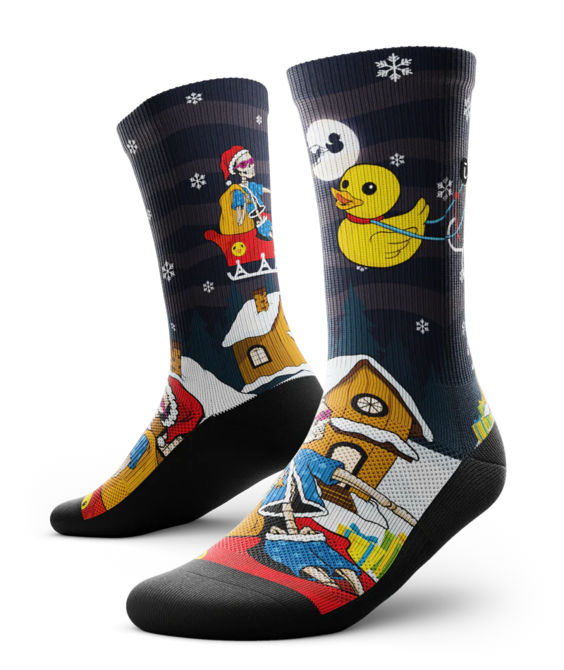 Bony Claus Athletic Crew Socks - Image 2