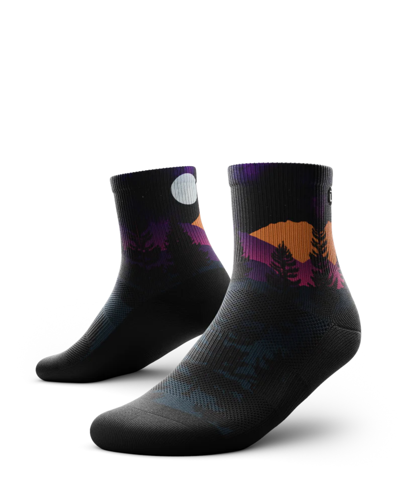 Bright Lights Athletic Quarter Socks - Image 2