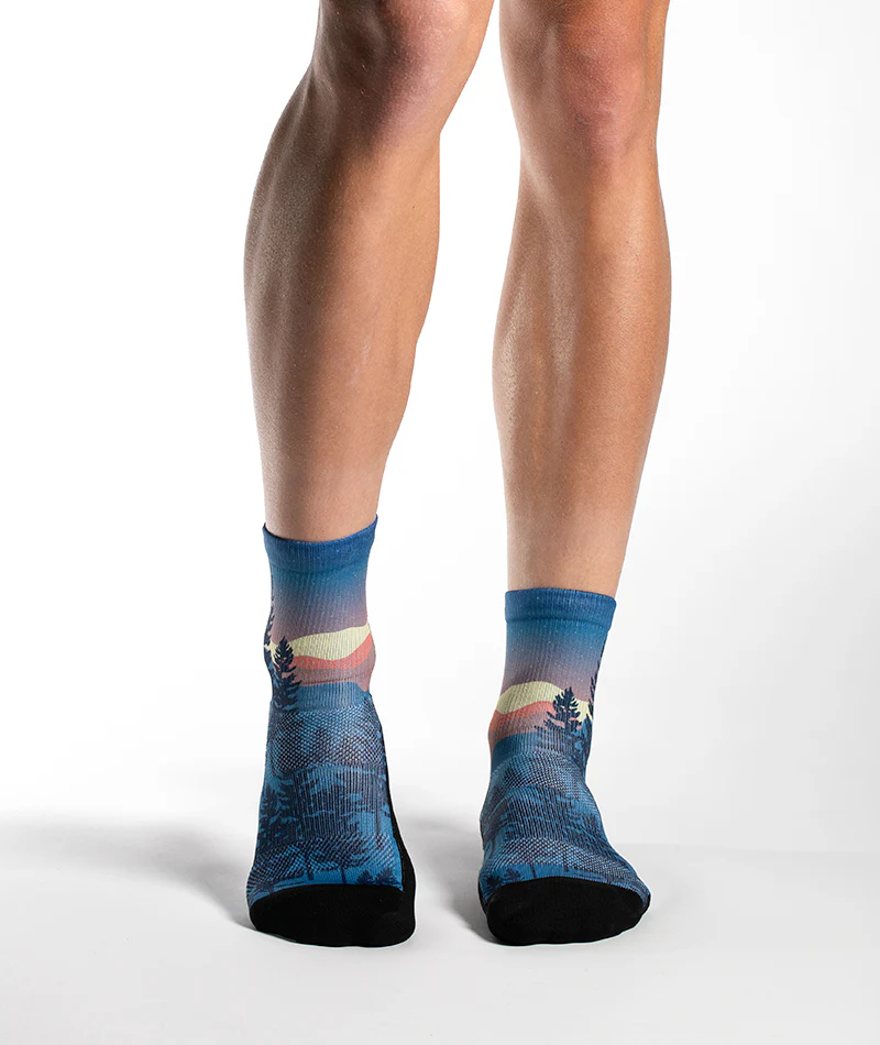 Bright Night Athletic Quarter Socks - Image 4