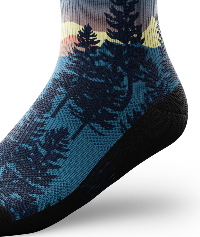 Bright Night Athletic Quarter Socks - Image 9