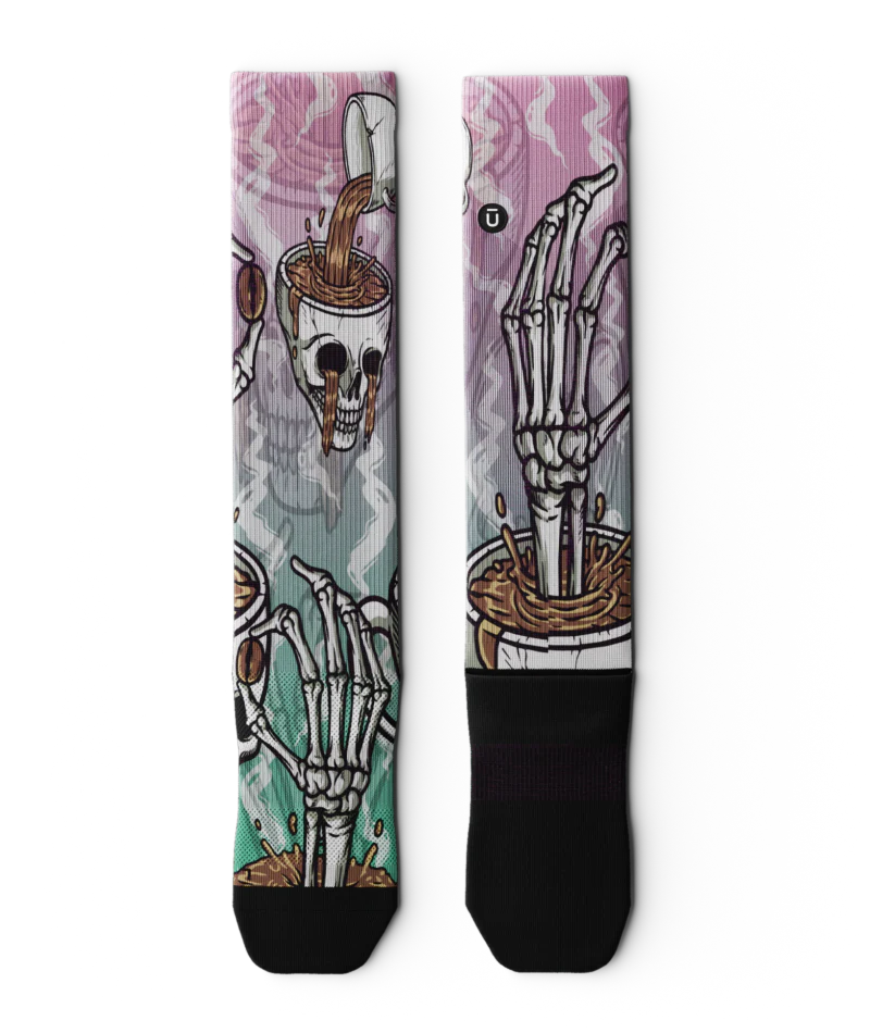 Caffeinated Athletic Knee High Compression Socks