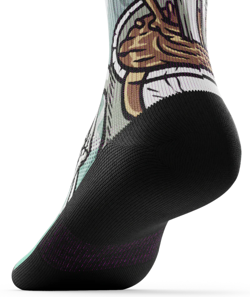 Caffeinated Athletic Knee High Compression Socks - Image 4