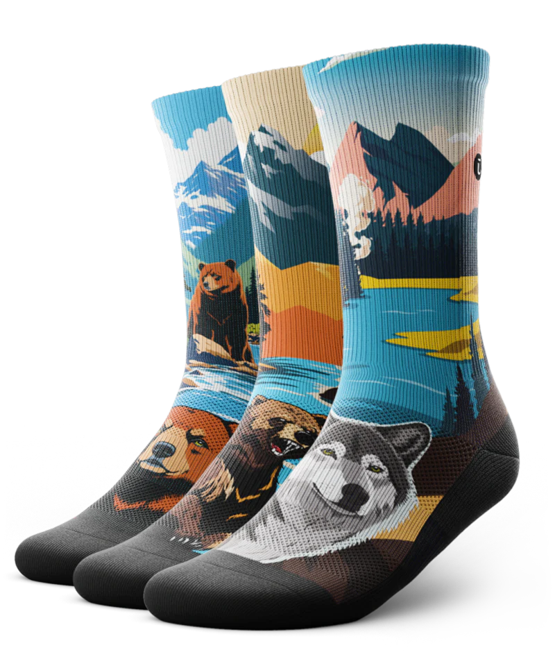 Call of the Wild Athletic Crew Socks 3-Pack - Image 2