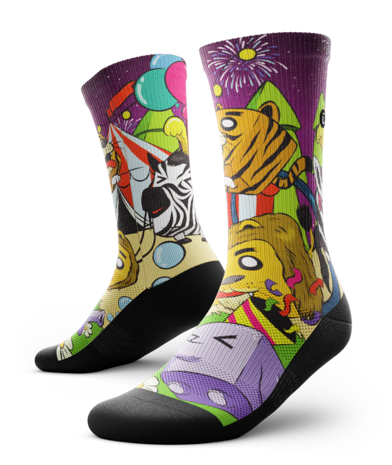 Circus Shot Athletic Crew Socks - Image 2