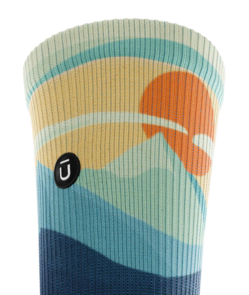 Coastal Fade Athletic Crew Socks Socks - Image 6