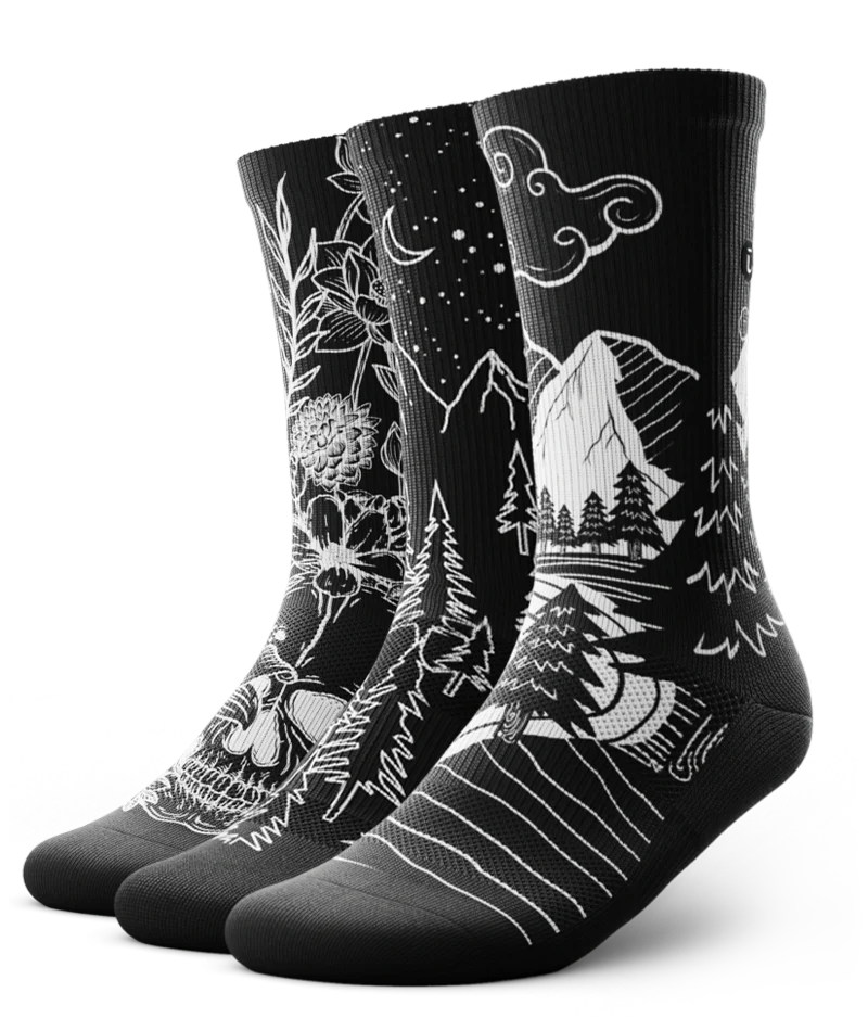 Contrast Athletic Crew Socks 3-Pack - Image 2