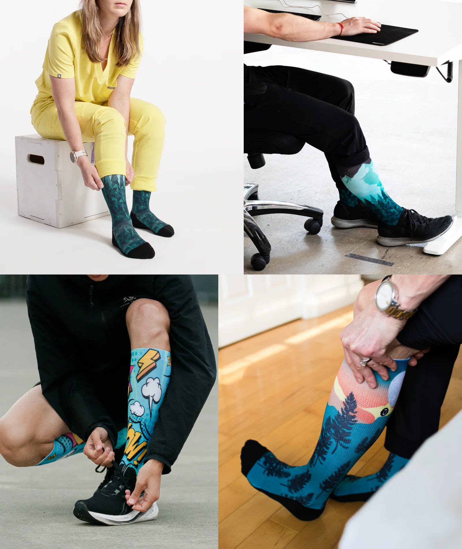 Dark Magic Athletic Knee High Compression Socks - Image 7
