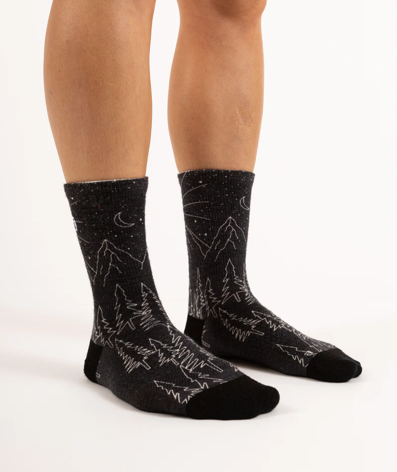 Nightfall Merino Wool Lite Crew Socks 3-Pack - Image 3