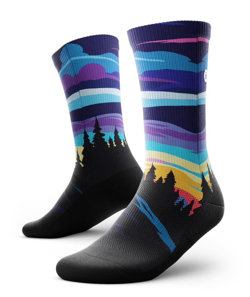 Dream Sky Athletic Crew Socks - Image 2