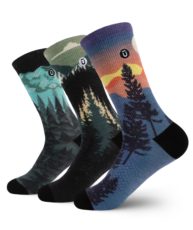 Explorer Merino Wool Lite Crew Socks 3-Pack