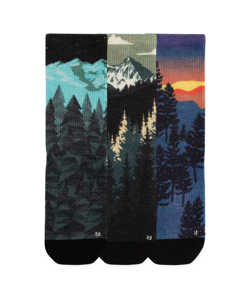 Explorer Merino Wool Lite Crew Socks 3-Pack - Image 2
