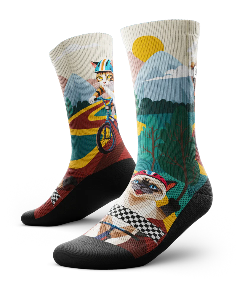 Fast and Furriest Athletic Crew Socks - Image 2