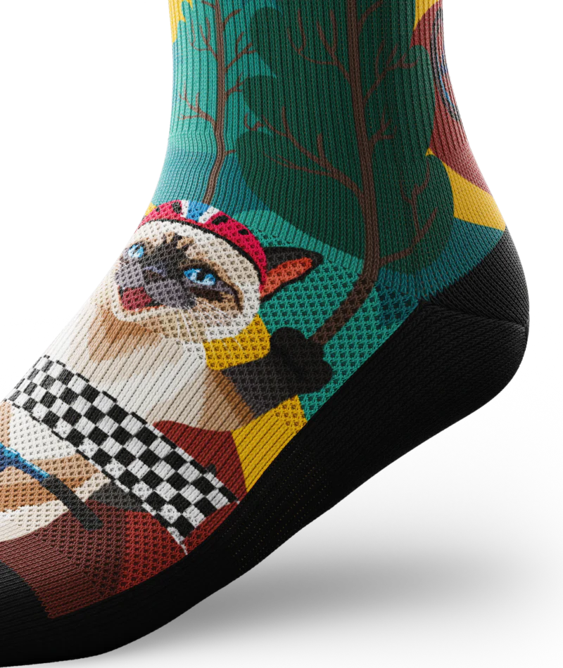 Fast and Furriest Athletic Crew Socks - Image 8