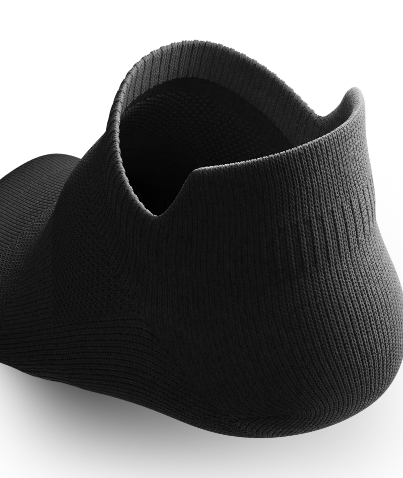 Flagship Black Athletic Ankle Socks - Image 8
