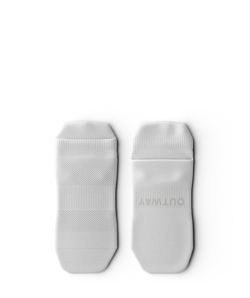Flagship White Athletic Ankle Socks - Image 2