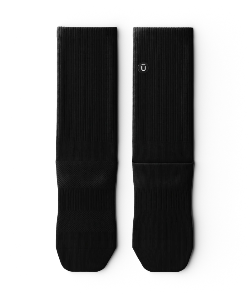 Flagship Black Athletic Crew Socks - Image 2