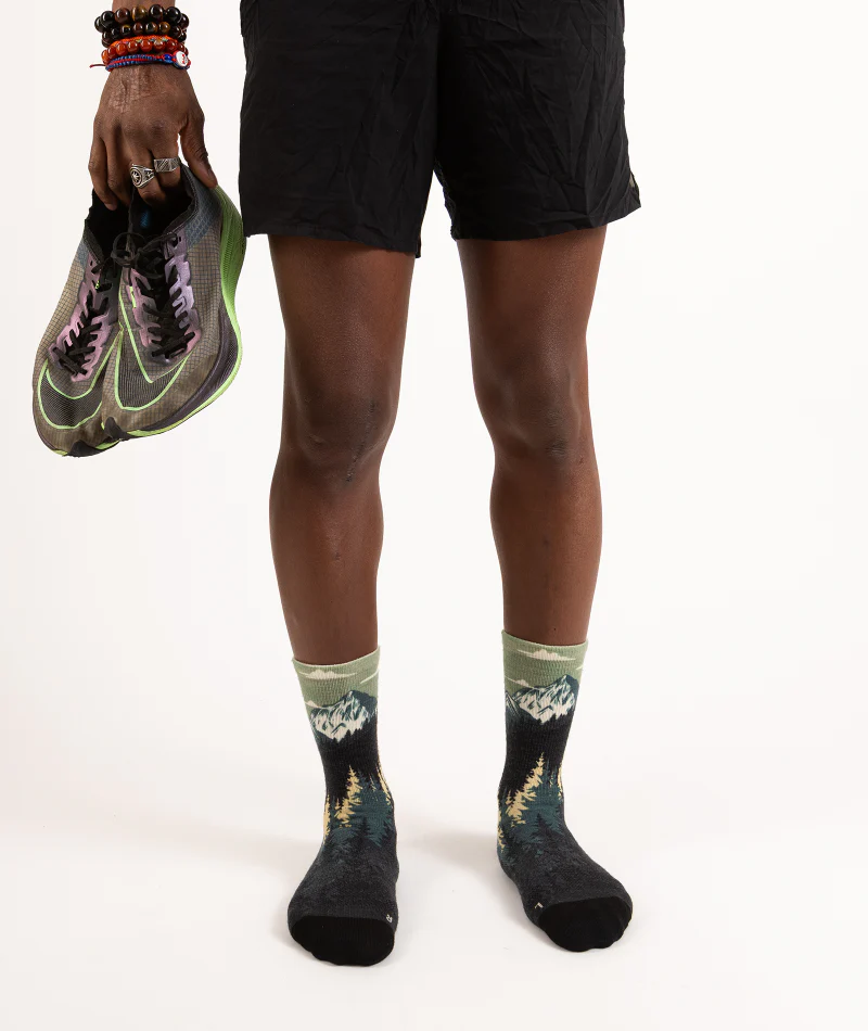 Free Ride Merino Wool Lite Crew Socks - Image 8