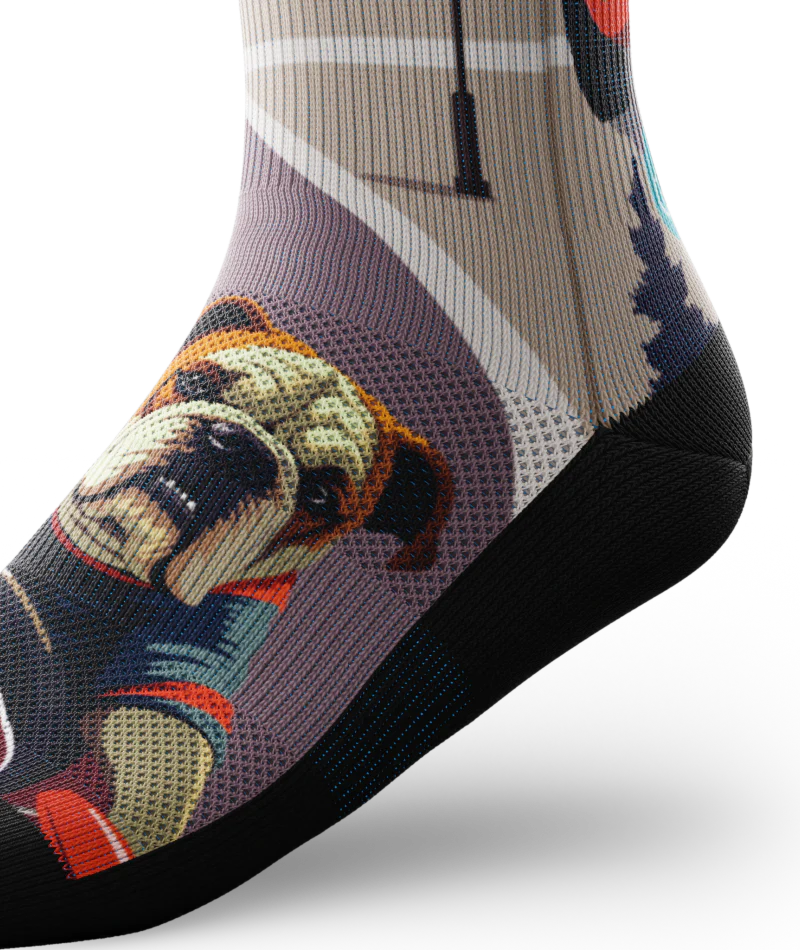 Fur-mula Woof Athletic Crew Socks - Image 7