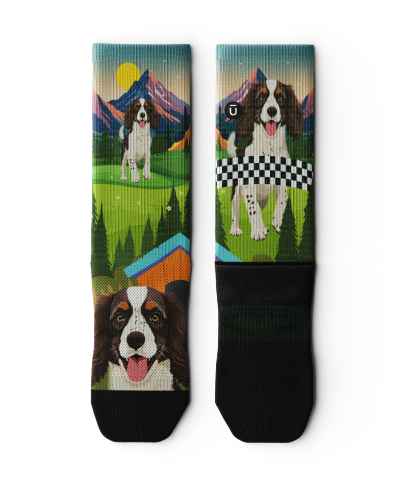 Fur-st to Finish Athletic Crew Socks