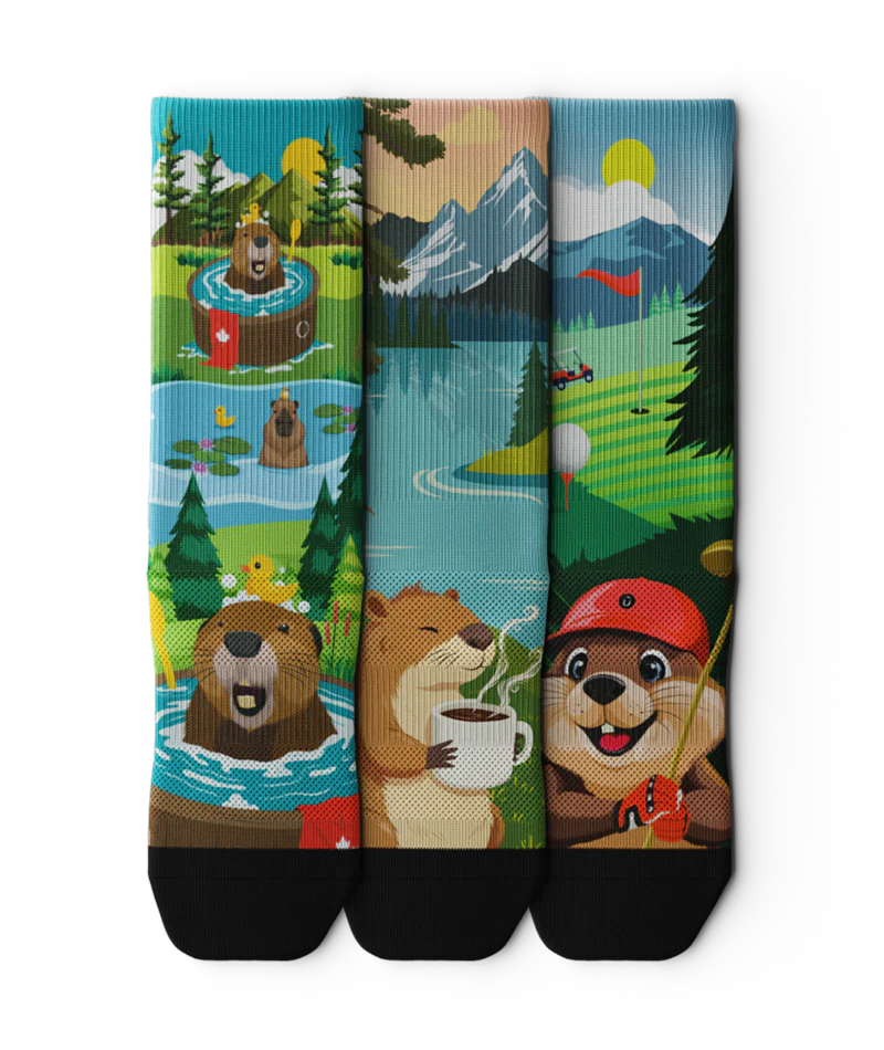 Give A Dam Athletic Crew Socks 3-Pack