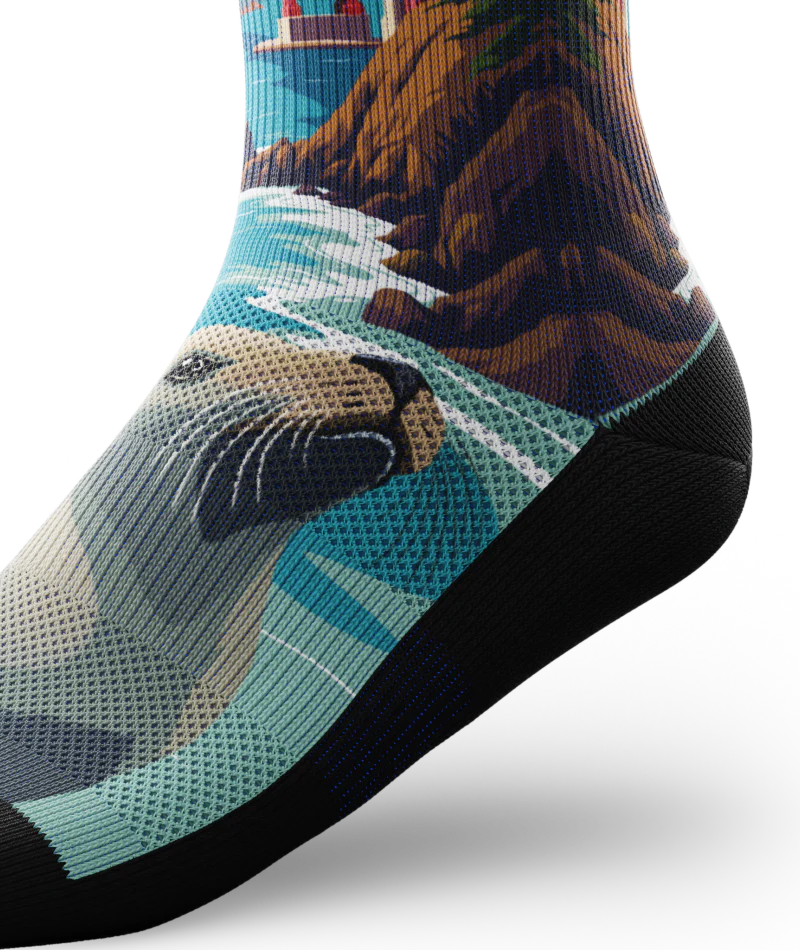 Golden Seal Athletic Crew Socks - Image 7