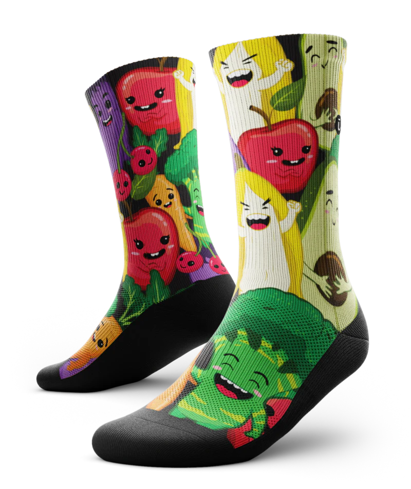 Happy Harvest Athletic Crew Socks - Image 2