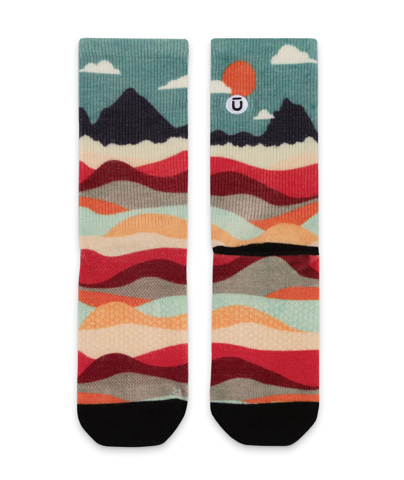 Head In The Clouds Merino Wool Lite Crew Socks - Image 2
