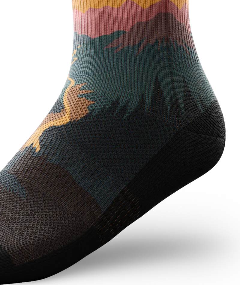 Into the Dusk Athletic Quarter Socks - Image 7