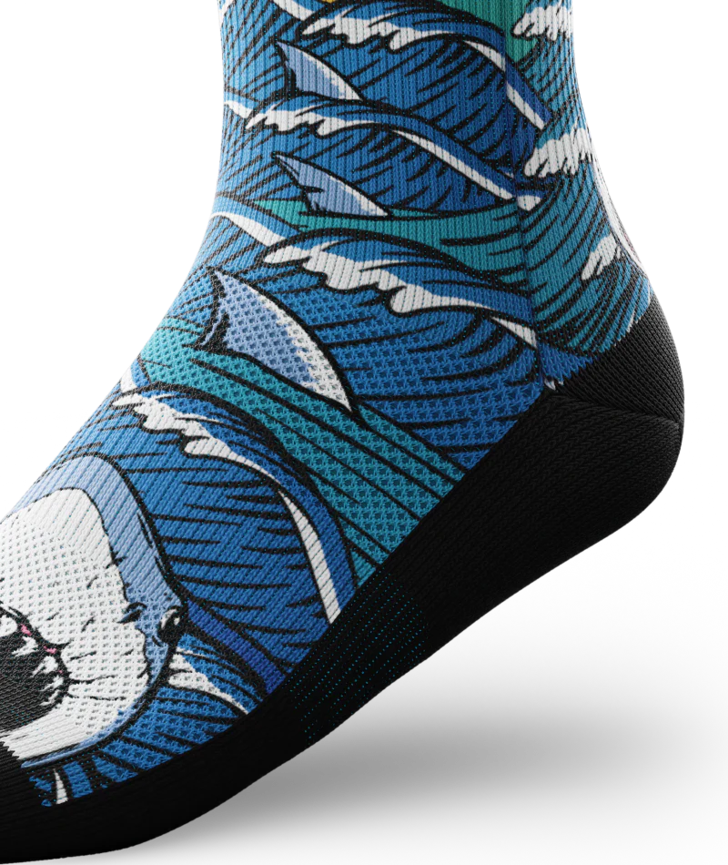 Jaws Athletic Quarter Socks - Image 10