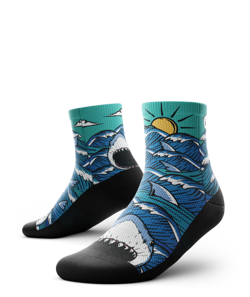 Jaws Athletic Quarter Socks - Image 2