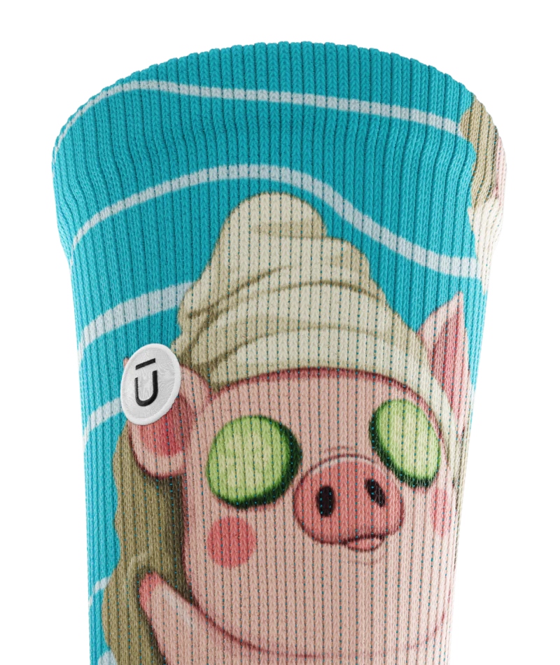 Just Oink It Athletic Crew Socks - Image 8