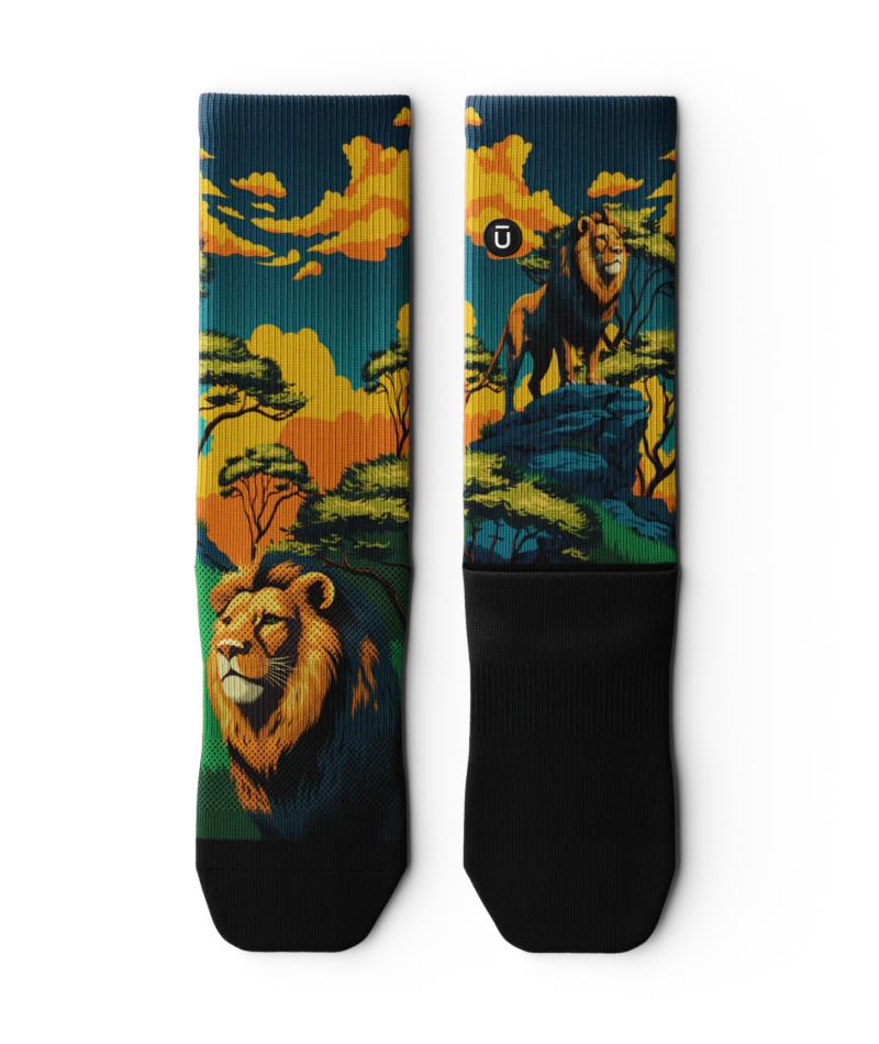 King of the Jungle Athletic Crew Socks