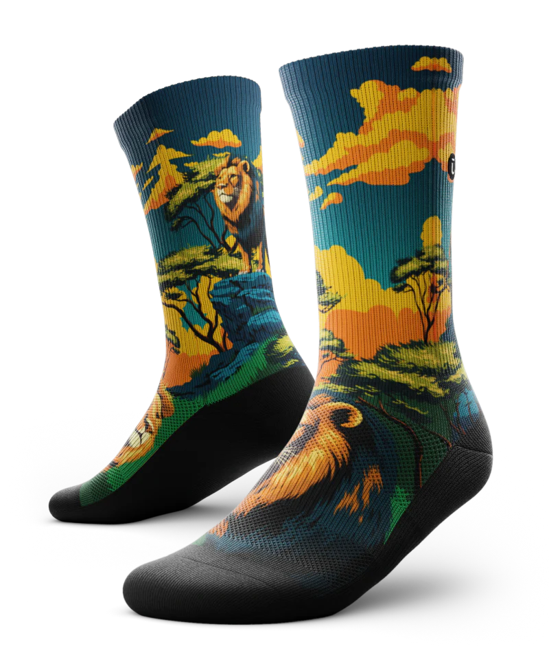 King of the Jungle Athletic Crew Socks - Image 2