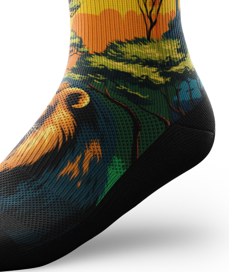 King of the Jungle Athletic Crew Socks - Image 7