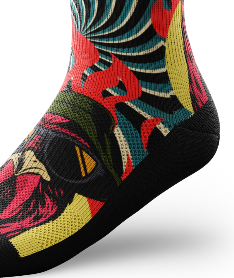 Lava Chicken Athletic Crew Socks - Image 7