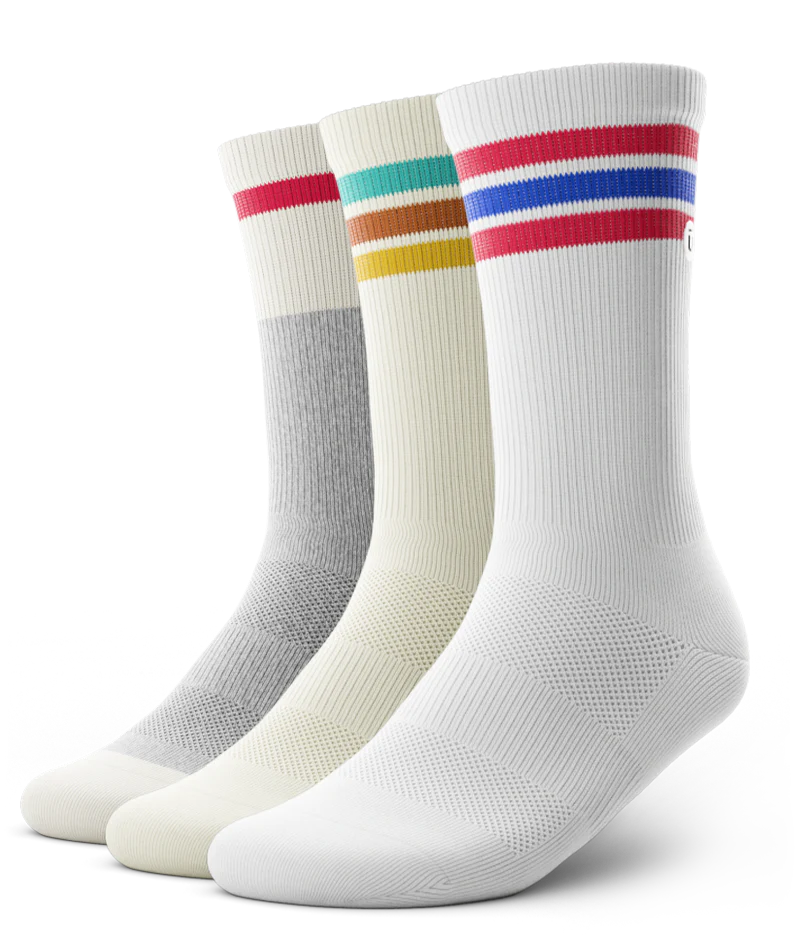 Long Weekend Athletic Crew Socks 3-Pack