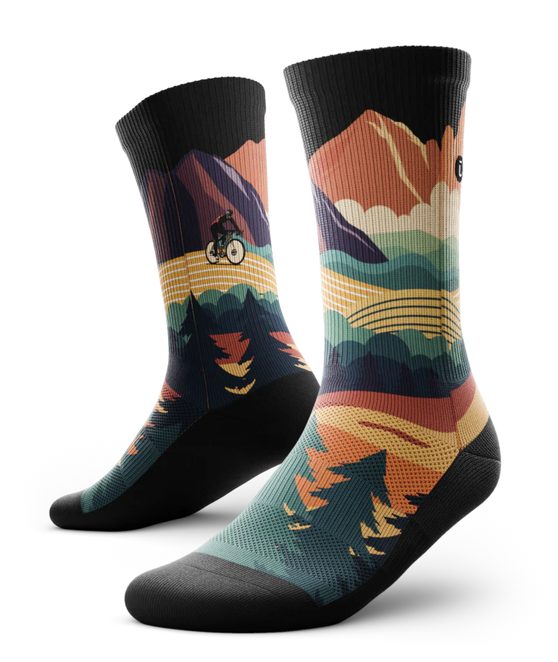 Meandering Athletic Crew Socks - Image 2