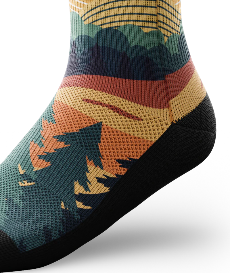 Meandering Athletic Crew Socks - Image 7