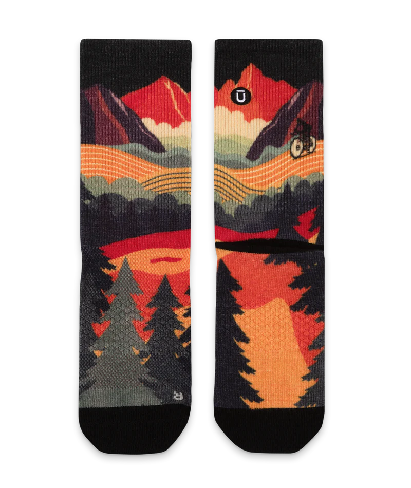 Meandering Merino Wool Lite Crew Socks - Image 2