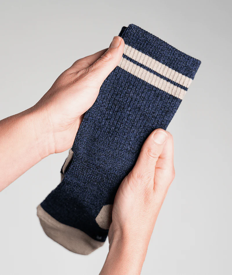 Cobalt Merino Wool Midweight Crew Socks - Image 5
