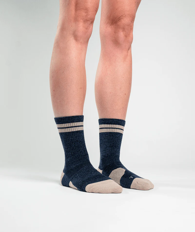 Cobalt Merino Wool Midweight Crew Socks - Image 8