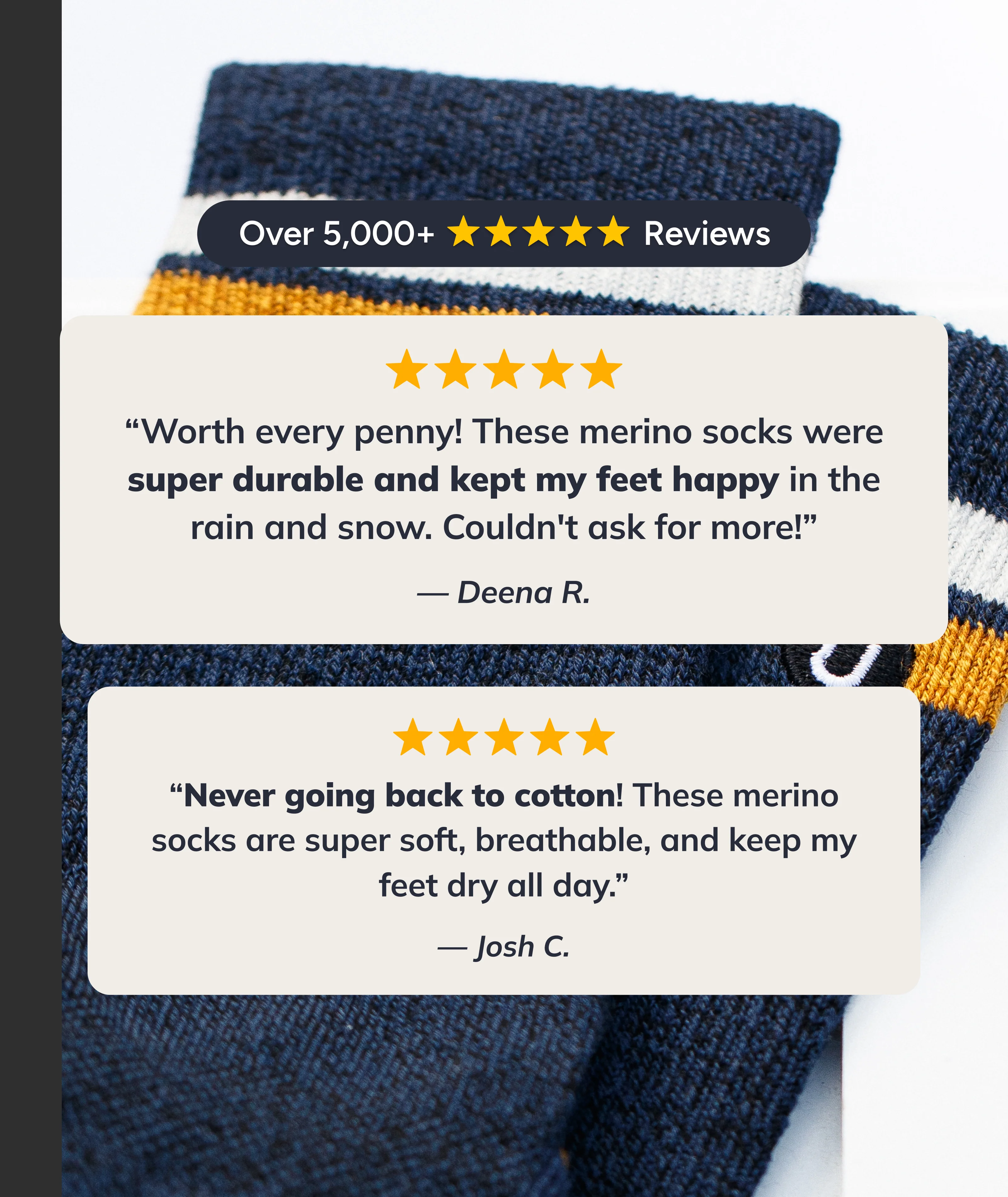 Royal Merino Wool Midweight Crew Socks - Image 7