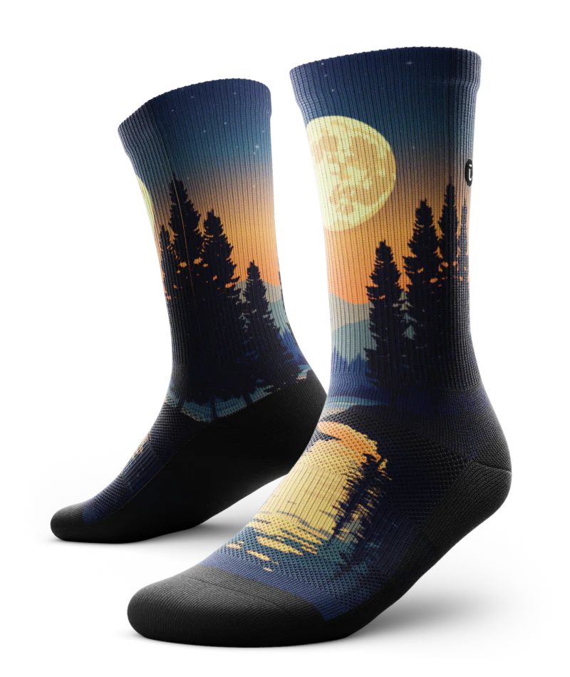 Moonlight Drift Athletic Crew Socks - Image 2