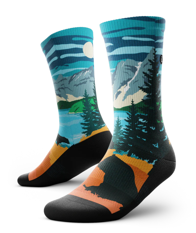Moraine Lake Athletic Crew Socks - Image 2