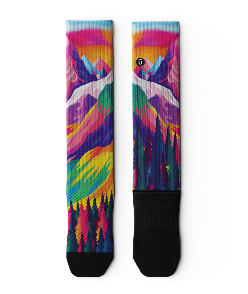 Nature Trip Athletic Knee High Compression Socks